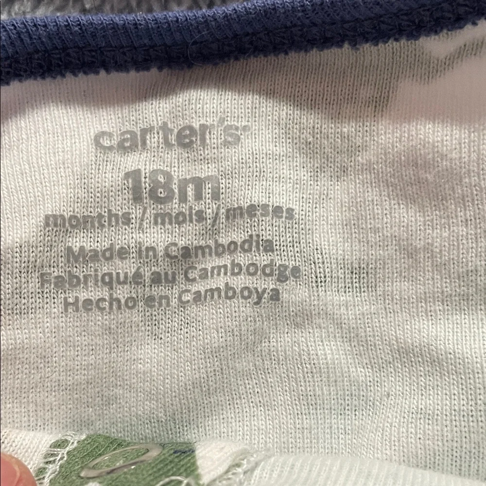Carter's Baby Romper -Dinosaurs Size 18 Month - like new